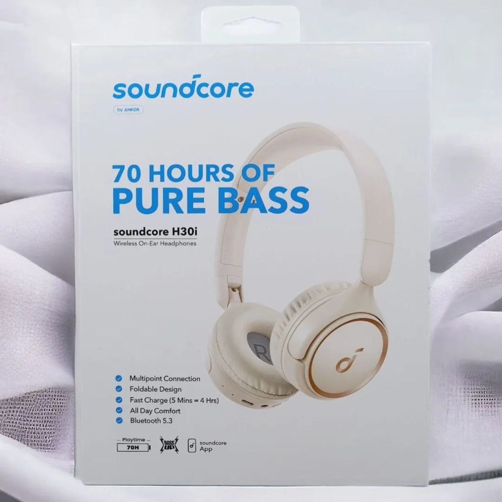 Anker Soundcore H30i - سماعة رأس لاسلكية ببطارية 70 ساعة