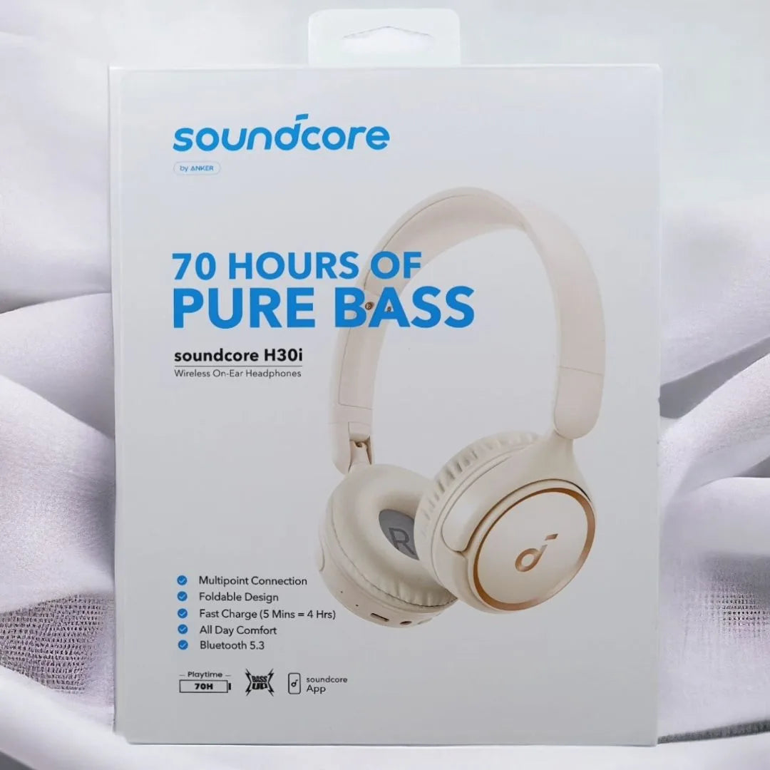 Anker Soundcore H30i - سماعة رأس لاسلكية ببطارية 70 ساعة